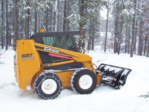 bobcat plough (Snowplough)