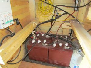 solar batteries (Rainy Day at Ginty Creek)