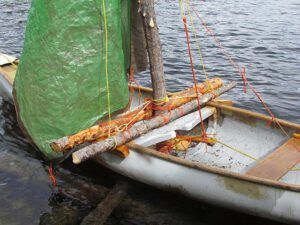 The rig (Chimneys and the sailing canoe)