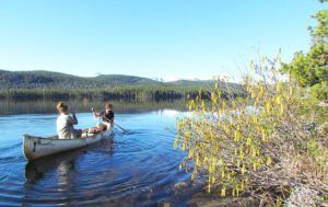 slide alder with canoe (Nuk Tessli spring part one.)