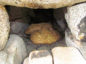 bread in oven (Baking Bread at Nuk Tessli)