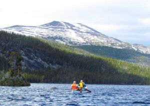 coming home (Boundary Lake July Fifth, 2011)