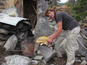 putting bread in oven (Baking Bread at Nuk Tessli)