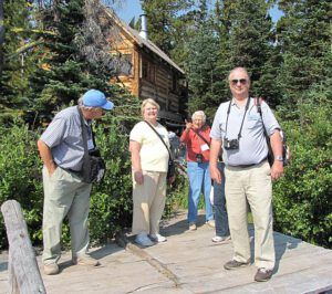 on the dock (Bus tour at Nuk Tessli)