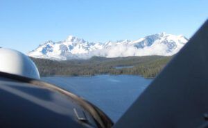 taking off (Flying to Nimpo Lake)