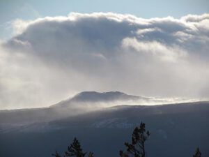 blowing snow (Deepening frost)