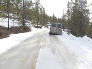 glare ice (Spring Equinox at Ginty Creek)