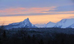 sunset (More Winter at Ginty Creek)