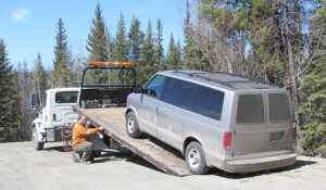 z loading the van (More fun with the road)