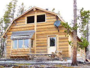 the door (April work at Ginty Creek)