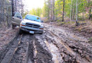 truck bogged (The boghole)