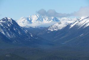 heading up Whitton C (Flying in to Nuk Tessli)