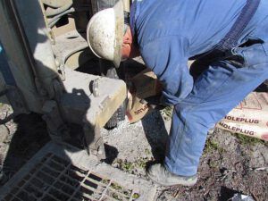 10 pouring bentonite (Drilling The Well at Ginty Creek Part One)