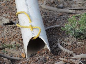 10 tying bottom liner 1 (Drilling The Well at Ginty Creek Part Two)
