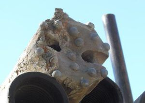 2 Bedrock drill bit (Drilling The Well at Ginty Creek Part Two)