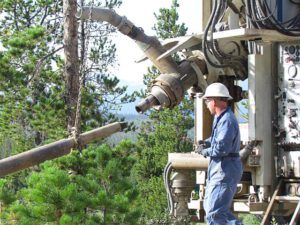 5 positioning drill part (Drilling The Well at Ginty Creek Part One)
