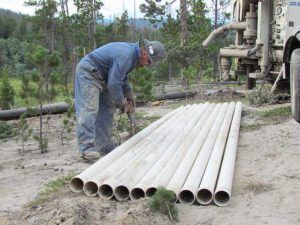 8 drilling liner (Drilling The Well at Ginty Creek Part Two)