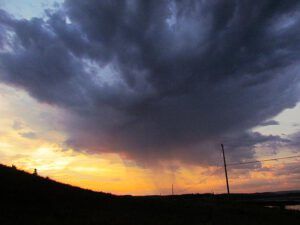 sunrise thunderstorm (Walker Valley August 20 2012)