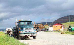 towtruck and church (Back to Ginty Creek)