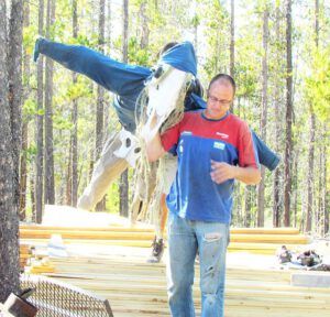 carrying edward (Tatla Lake Fall Fair)