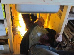 f i  Bill under sink (water!)