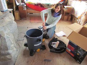 assembling vacuum cleaner (On the road with Ginty’s Ghost)