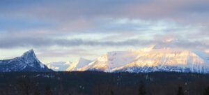 f sun over mountains (Approaching the Solstice at Ginty Creek)
