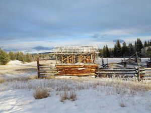 h little barn (Approaching the Solstice at Ginty Creek)