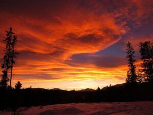 5 2nd sunset (Spectacular Sunsets at Ginty Creek)