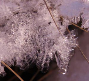 9 big crystals on grass (Flowers of Ice)