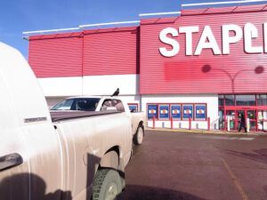 6 staplescarpark (First Shopping Trip of the Year)