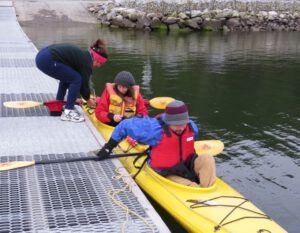 a1b in kayak (Bella Coola again.)