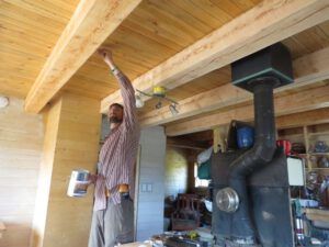 3. painting ceiling. (Patrick)