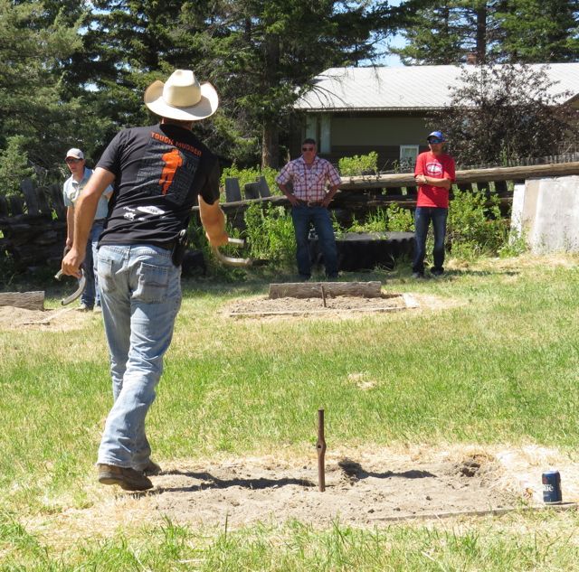 8. Horseshoe pitching. Wilderness Dweller