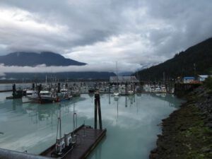 2. looking over the marina towards Bella Coola (The Bella Coola Ferry)