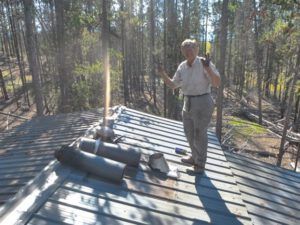 2. me on roof (Craig Sisterson)