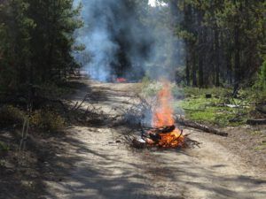 1. discreet burning (Alone for a While)