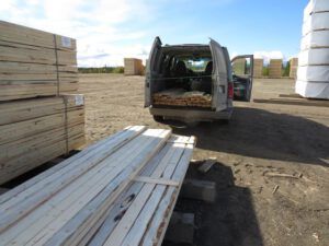 9. loading 2 x 4s (Alone for a While)