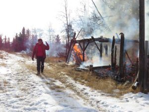 15. Katie and barn (Packrat Palace Part Two)