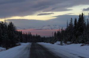 4 sunrise to Bella Coola (A Little Snow)