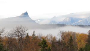 6 fog and Finger Peak (Rain)