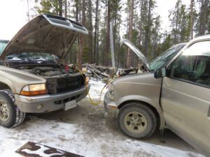 4. starting van (Lonesome: Memoirs of a Wilderness Dog is Ten Years Old)