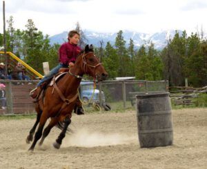 10 barrel racing unknown (Tatla Lake Gymkhana)