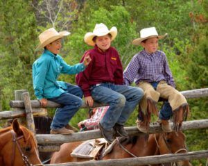 fence sitters (Tatla Lake Gymkhana)