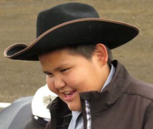 16 crowd, boy (79th Anahim Lake Stampede)