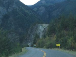 14 entering mts (And The River Still Sings is On The Road.)