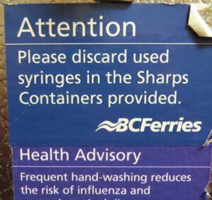 33 ferry sign (And the River Still Sings crosses the sea)