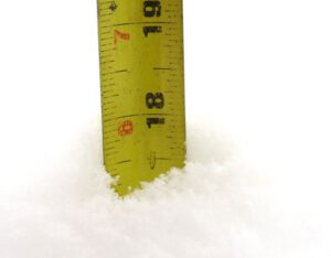 16 seventeen inches (A Real Winter for a Change?)