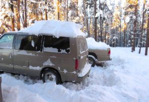 26 dug-out vehicles (A Real Winter for a Change?)