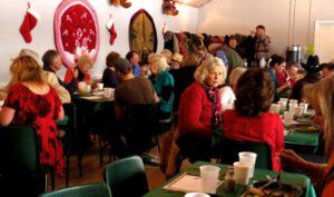 2014 aa book tour in order (Tatla Lake Santa Breakfast)